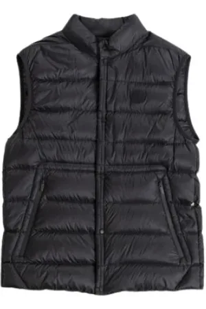 Moncler Vests, male, , L, Sleeveless Down Jacket with Zip