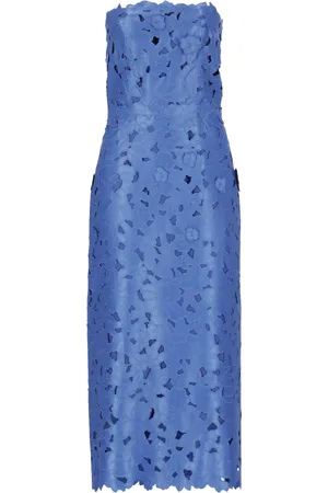 Costarellos Satin Lace Dress Woman