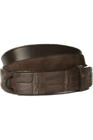 Orciani Belts, male, , ONE SIZE, Crocodile Leather Belt