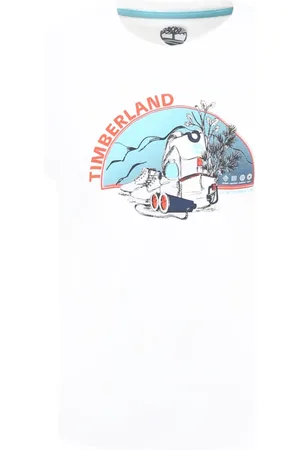 Timberland T-Shirts, unisex, , 4 Y, Cotton T-Shirt with Logo Print