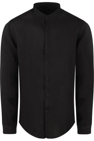 COSTUMEIN Linen Mandarin Collar Shirt