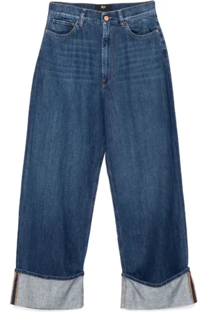 3x1 Loose-fit Jeans, female, , W27, Wide Leg Indigo Skater Jeans