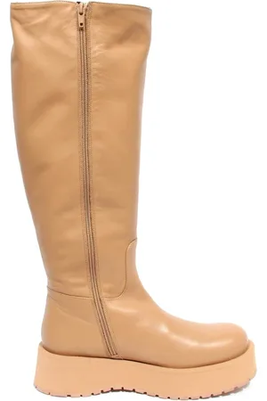 Paloma Barceló Napasoft Hazelnut Leather Boots