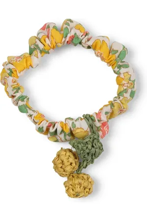 BONPOINT Hair Accessories, female, , ONE SIZE, Floral Print Hair Ties with Cherries