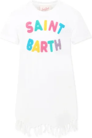 MC2 SAINT BARTH Cotton Short-Sleeved Dress