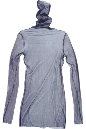 Cortana Long Sleeve Tops, female, , M, tulle swan, top navy rg