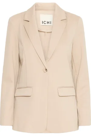 Ichi Elegant Blazer Jacket in Doeskin