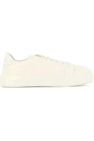 HENDERSON BARACCO Deer-Effect Leather Trainers