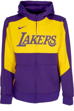 Nike Zip-throughs, male, , S, NBA Showtime Hoodie Purple/Yellow/Black