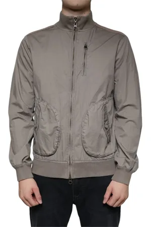 Emporio Armani Bomber Jacket with Logo and Zipper