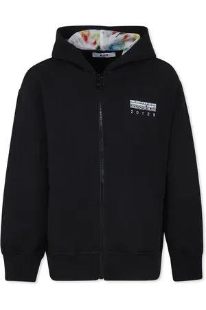 Msgm Sweatshirts, unisex, , 8 Y, Hoodie with Logo Print