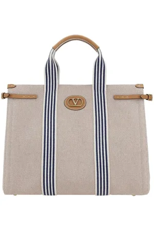 VALENTINO GARAVANI Elegant Cotton Tote Bag