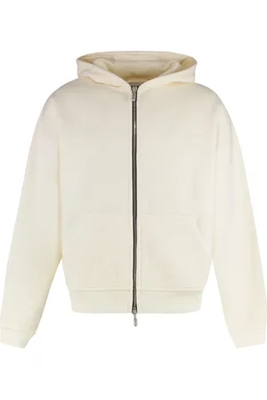 Rhude Zip-throughs, male, , XS, Cotton Full Zip Hoodie with Ribbed Cuffs