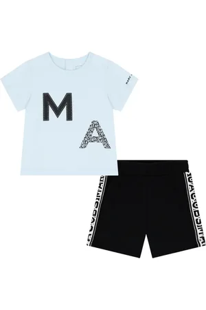 Marc Jacobs Sport Sets, male, , 18 M, Multicolor Cotton T-shirt and Shorts Set