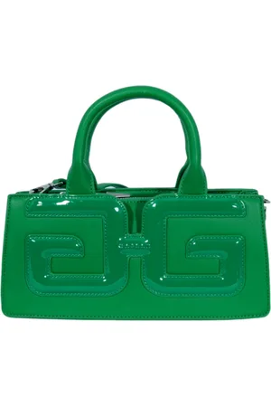 GAËLLE Handbags, female, , ONE SIZE, Patent Leather Hand Bag with Maxi Patch