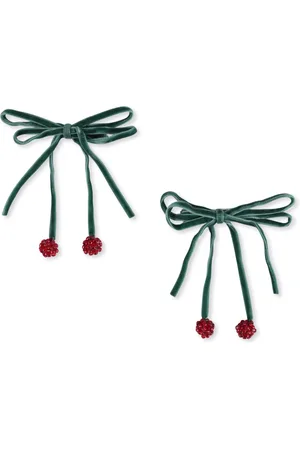 Konges Sløjd Hair Accessories, female, , ONE SIZE, Velvet Bow Hair Clips