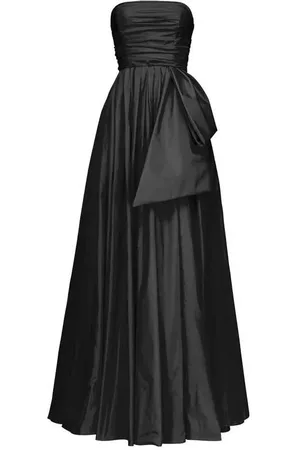 Pinko Strapless Taffeta Dress with Ribbon