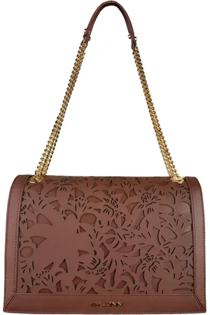 BALDININI Shoulder Bags, female, , ONE SIZE, Floral Leather Crossbody Bag