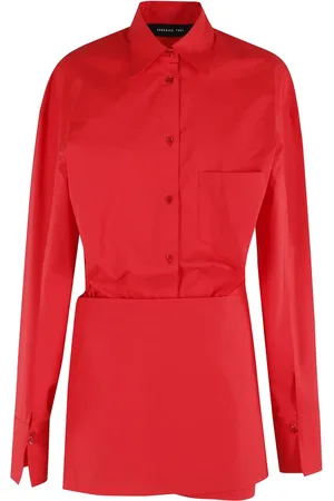 FEDERICA TOSI Shirt Dresses, female, , S, Cotton Mini Pareo Dress