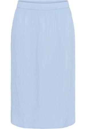 Kaffe Midi Skirts, female, , 2XL, Simple Chambray Skirt