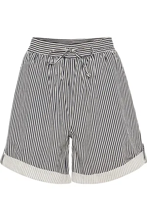 Saint Tropez Short Shorts, female, , L, Striped Shorts & Knickers Ice Nightsky