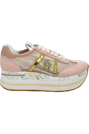 Premiata Sneakers, female, , 7 UK, Rosa Sneaker Beth Double Platform