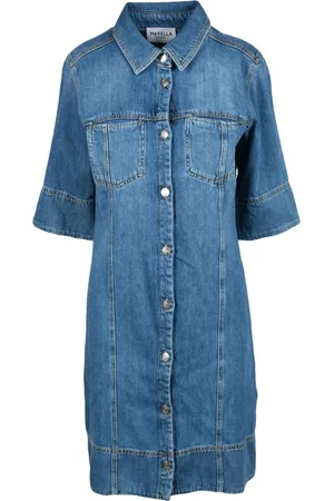 MARELLA Denim chemisier dress in cotton