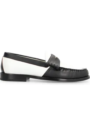 Rhude Leather Loafers with Round Toeline