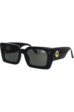 Linda Farrow Sunglasses, female, , 54 MM, Chic Rectangular Sunglasses with Zeiss Lenses