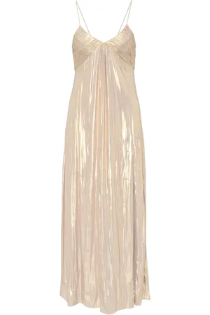 Zadig & Voltaire Satin Gold Dress