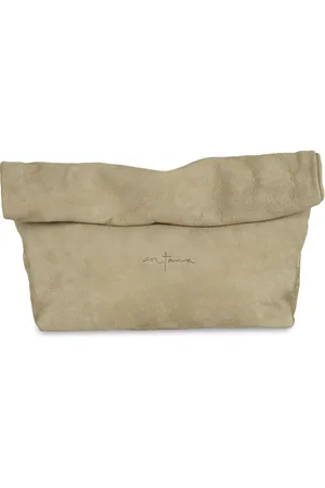 Cortana Clutches, female, , ONE SIZE, Delhi L, large moss leather clutch