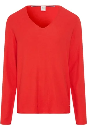 Brax V-neck Knitwear, female, , L, Lesley Stylish Fashion Jeans