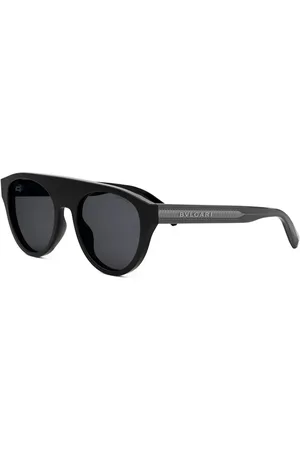Bvlgari Sunglasses, unisex, , 53 MM, Round Polarized Sunglasses Tubogas