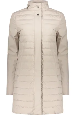 MOORER Goose Down Waterproof Jacket with Snap Fastening