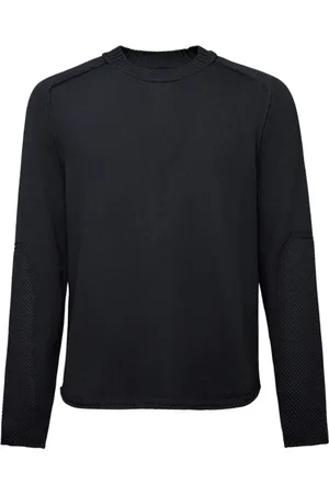 Premiata Round-neck Knitwear, male, , S, FrescoFine Jersey with Patches and Roll Neck