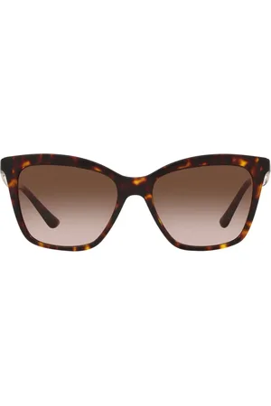 Bvlgari Cat-Eye Sunglasses with Havana Frame