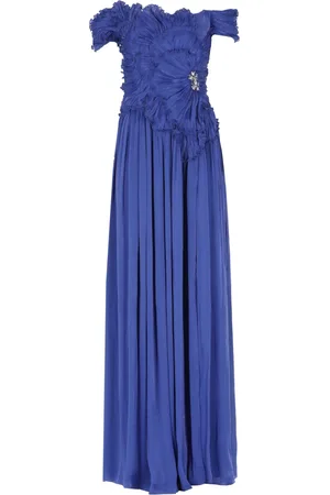 Costarellos Dress with Boat Neckline