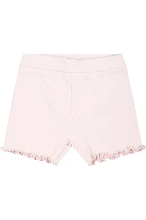 Moncler Sporty Cotton Ribbed Shorts