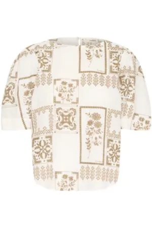 Soaked in Luxury Blouses, female, , M, Elegant Reesha Blouse