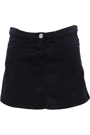 Emporio Armani Skirts, female, , 10 Y, Denim Junior Mini Skirt Stain