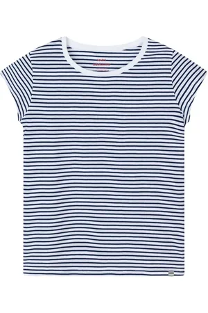Mads Norgaard T-Shirts, female, , 2XL, Striped Teasy Top & T-Shirt Persian