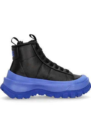 Nike Sneakers, female, , 4 1/2 UK, Mid-Top Lace-Up Boot with Blue Accents