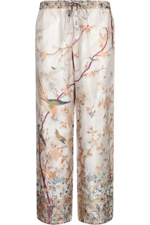 PIERRE-LOUIS MASCIA Straight Trousers, female, , M, Beige Elegant Trousers for Women