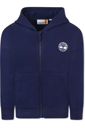 Timberland Sweatshirts, unisex, , 4 Y, Cotton Blend Hoodie with Tree
