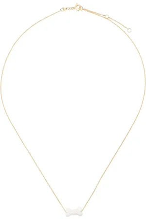 Aliita Necklaces, female, , ONE SIZE, Gold Huesito Pendant Necklace