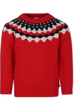 Petit Bateau Knitwear, unisex, , 4 Y, Jacquard Wool Blend Jumper Beige