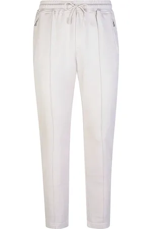 ELEVENTY Slim-fit Trousers, male, , S, Silk Cotton Ribbed Trousers