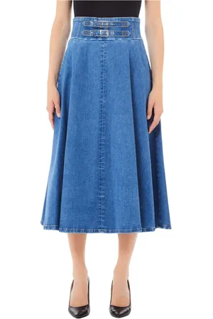 Liu Jo Denim Skirts, female, , S, Long Flared Skirt