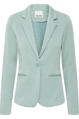 Ichi Herringbone Blazer Jacket