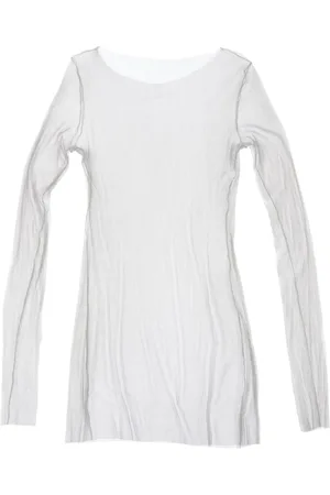 Cortana Long Sleeve Tops, female, , XL, t de tul, top ivory